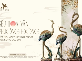 Sếu hoa văn phương Đông: Nghệ thuật truyền thống độc đáo